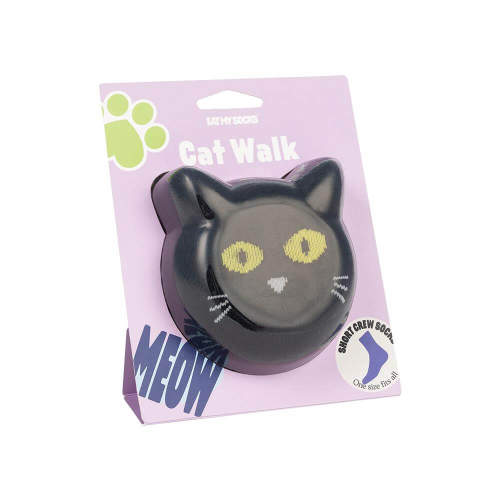 DOIY Cat Walk Black Socks